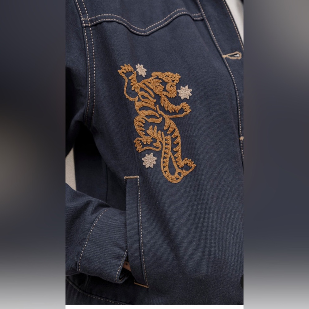 Shangri La Shop Jacket - Navy - Picture 5 of 6